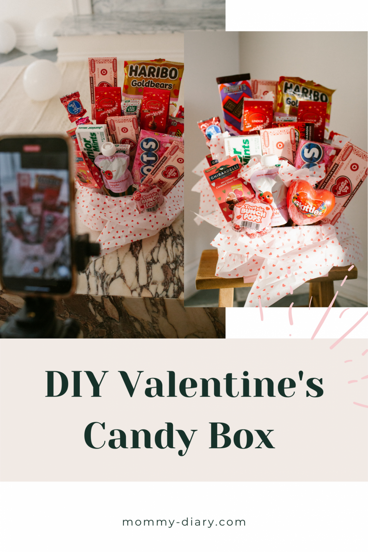 How to make Valentine's Day Candy Box 