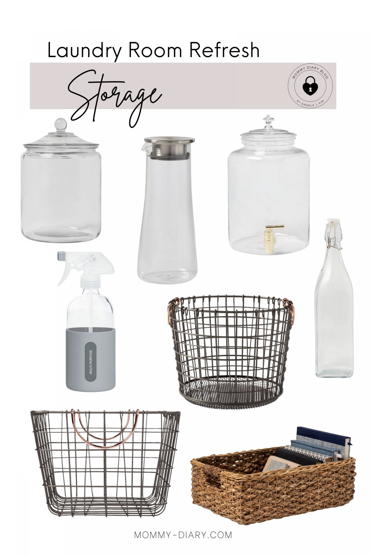Laundry room refresh for spring