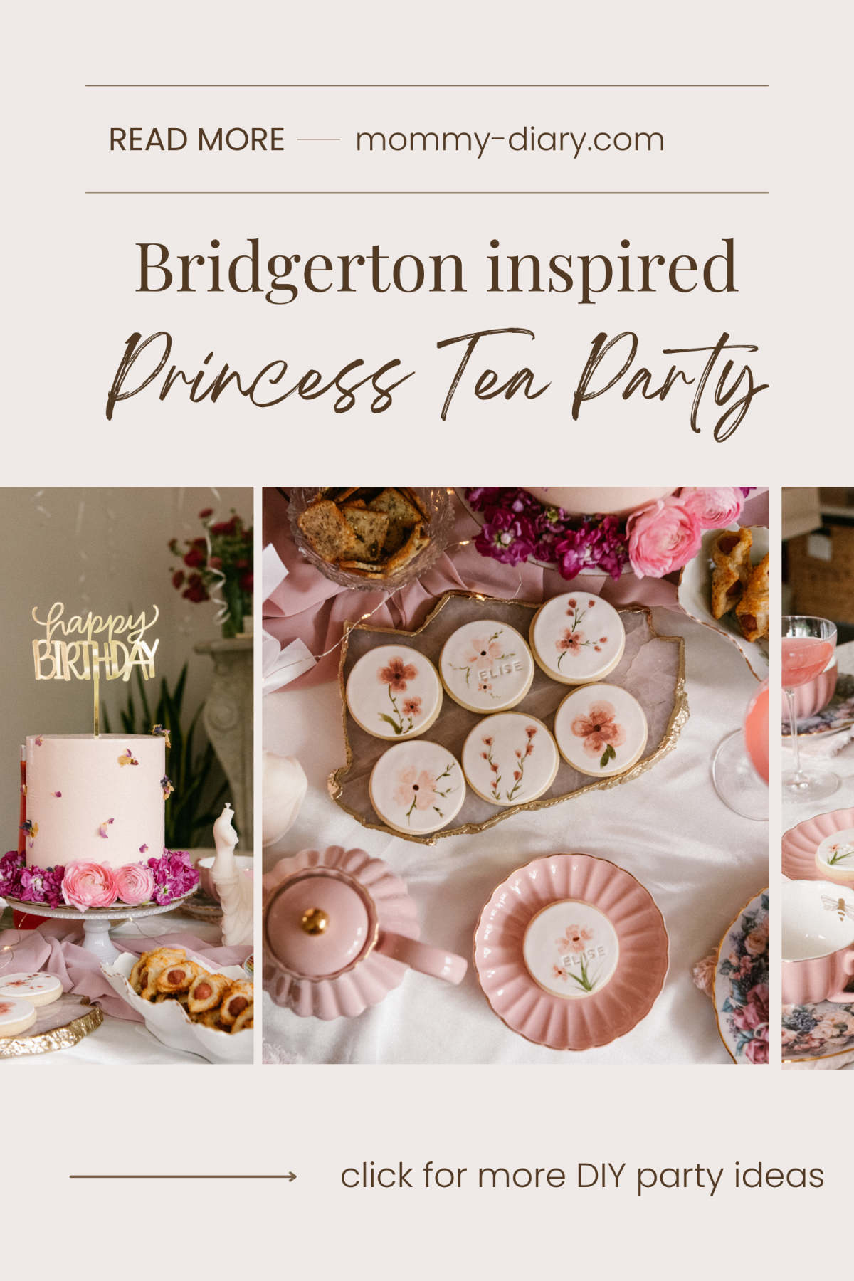 Bridgerton Pink Princess Birthday Party