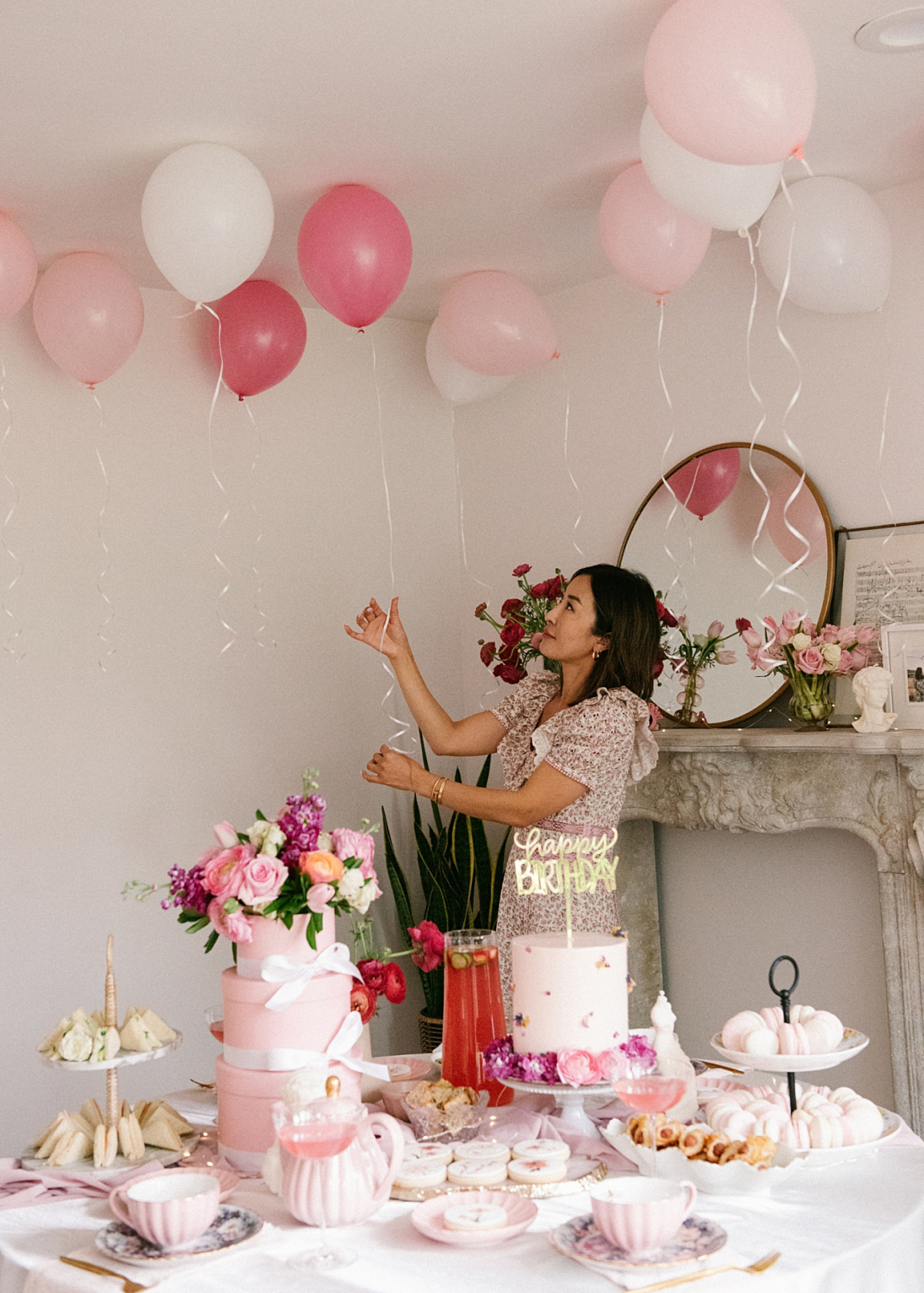 Bridgerton Pink Princess Birthday Party Theme