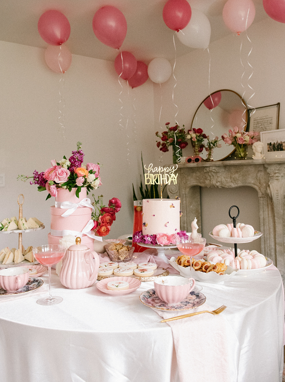 Pink Princess Tea Party Theme