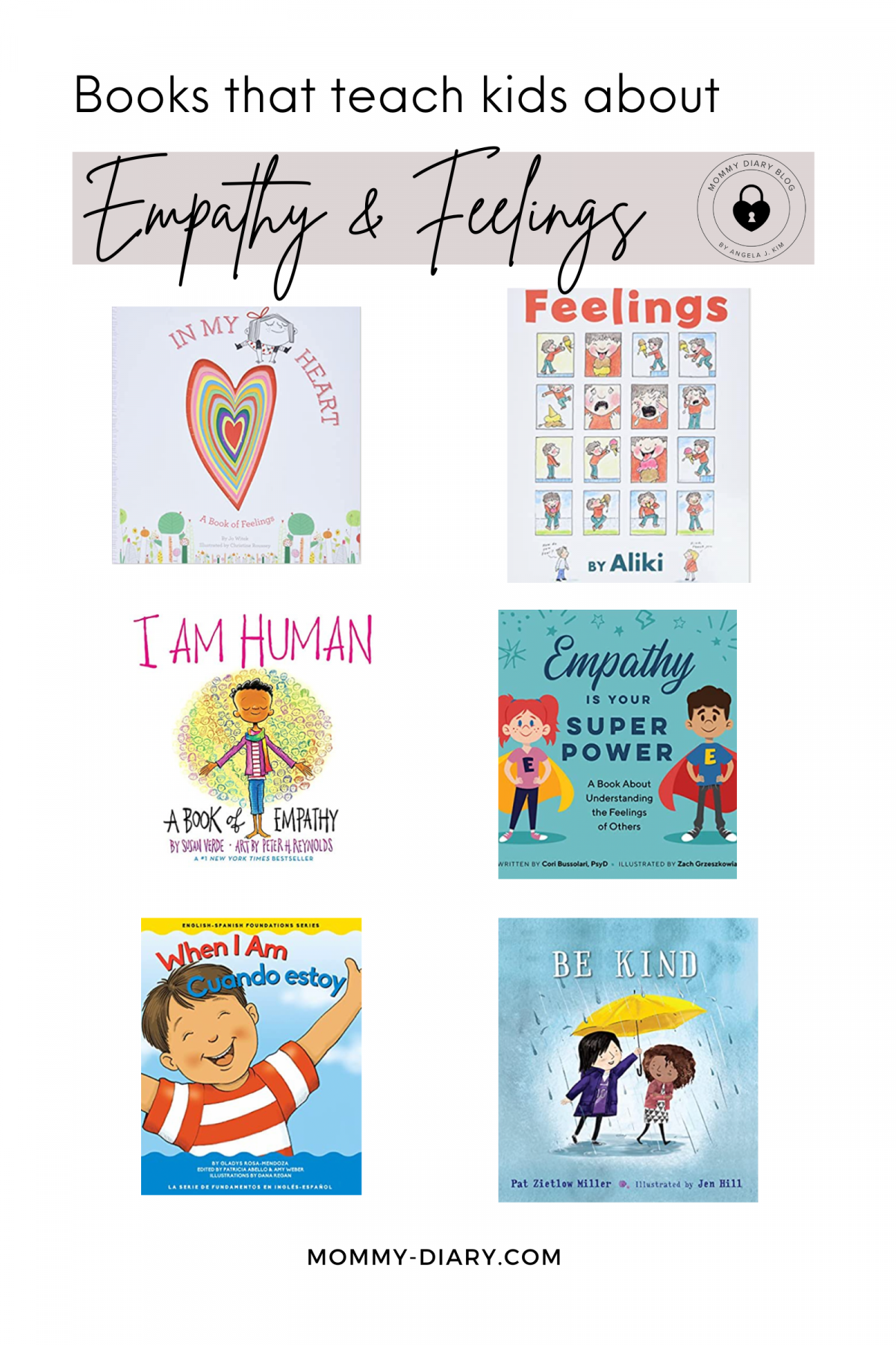 Books that teach kids about empathy & feelings