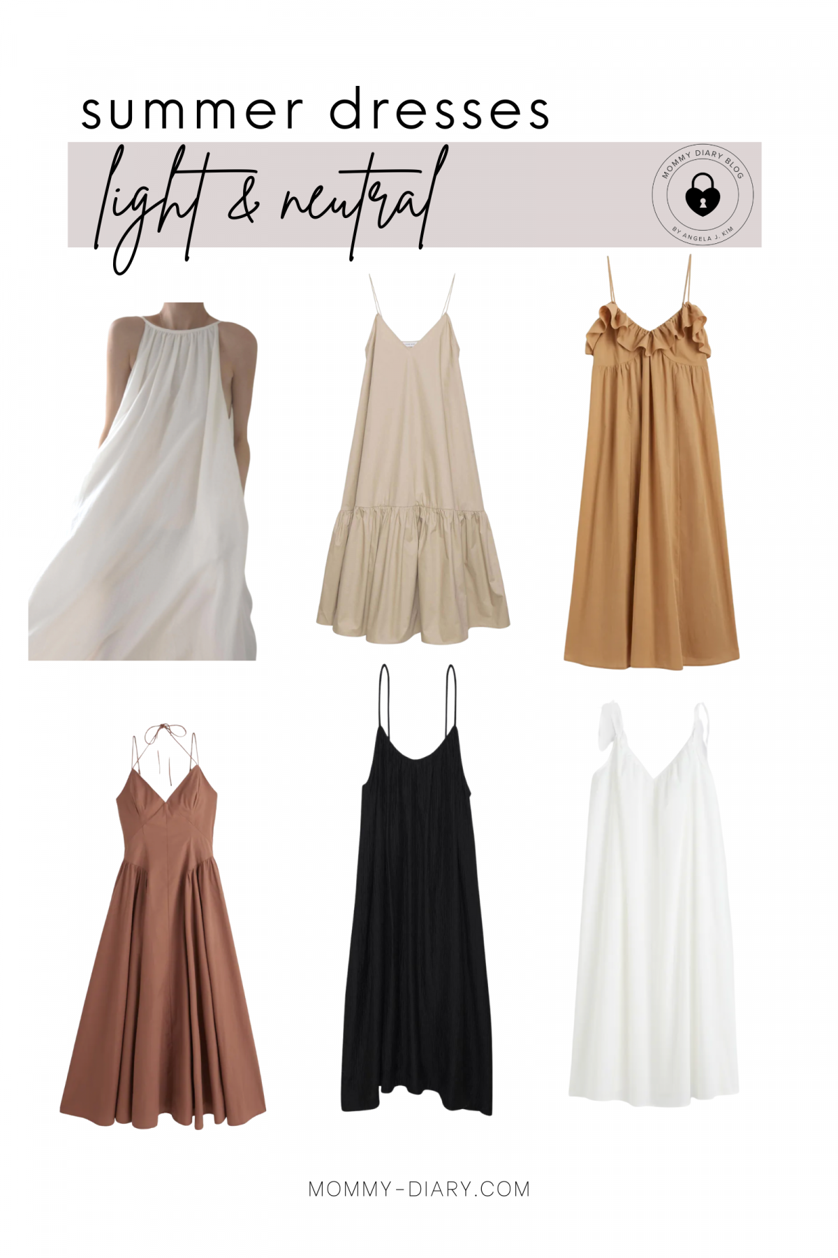 Neutral Summer Dresses