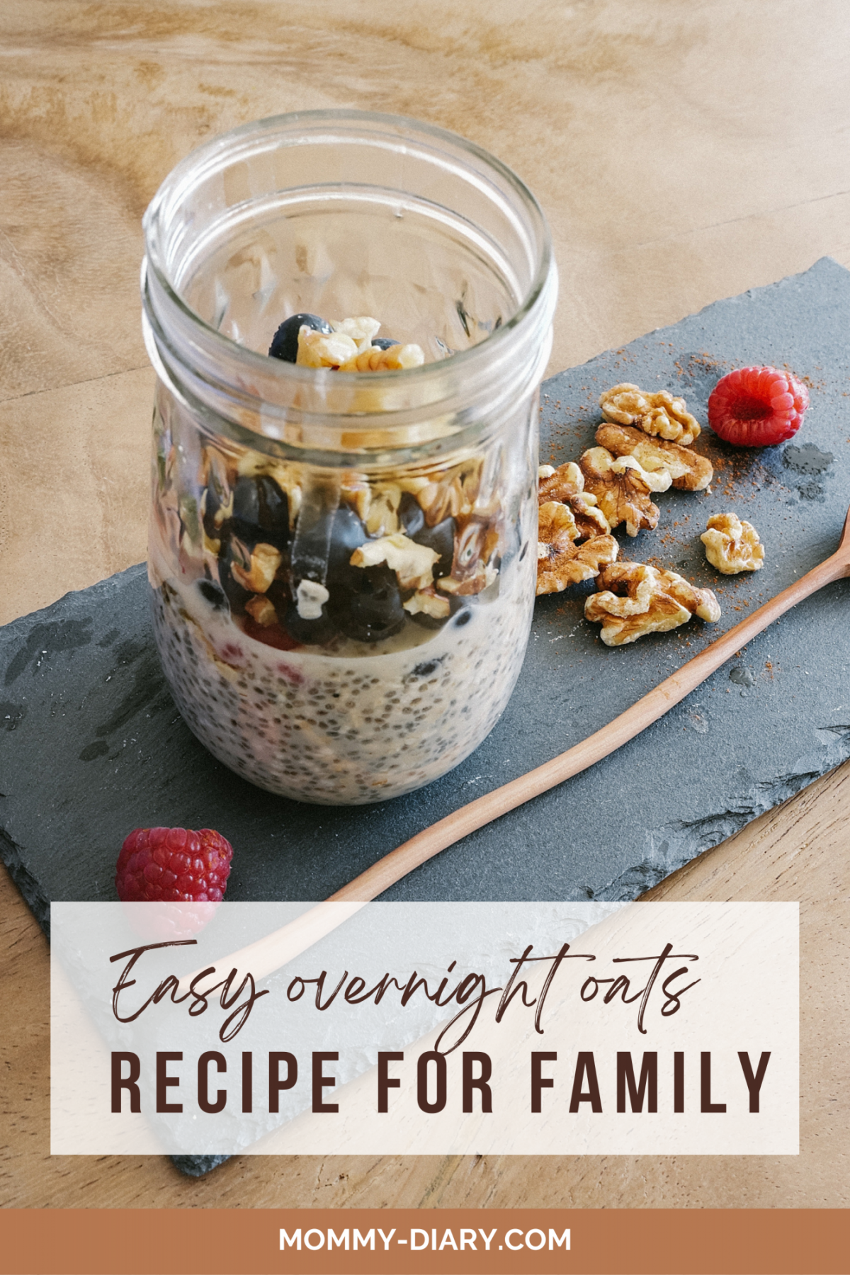 Easy Overnight Oats Recipe For Busy Moms - Healthy By Heather Brown