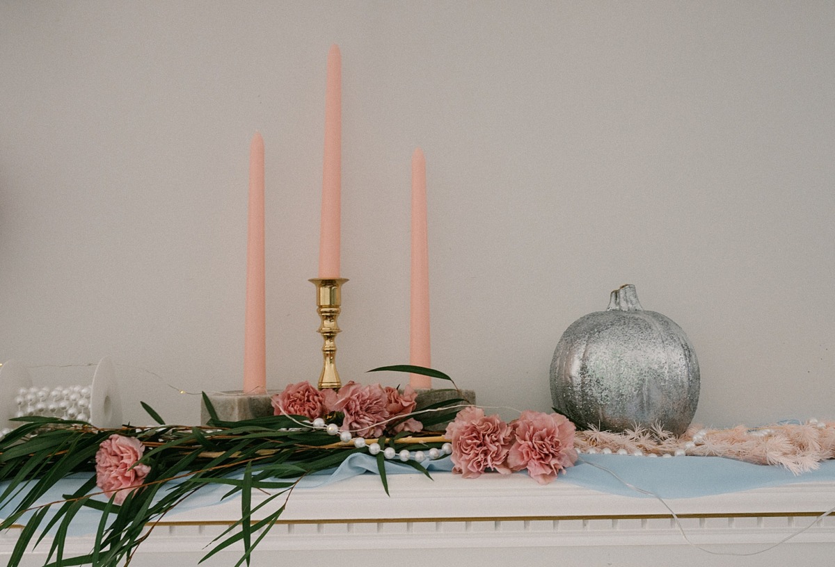 Fairytale Cinderella Halloween mantle party decoration