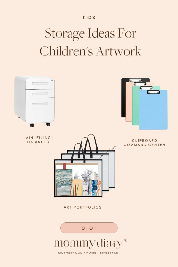 Unique Tips On How To Store Kids Artwork Mommy Diary