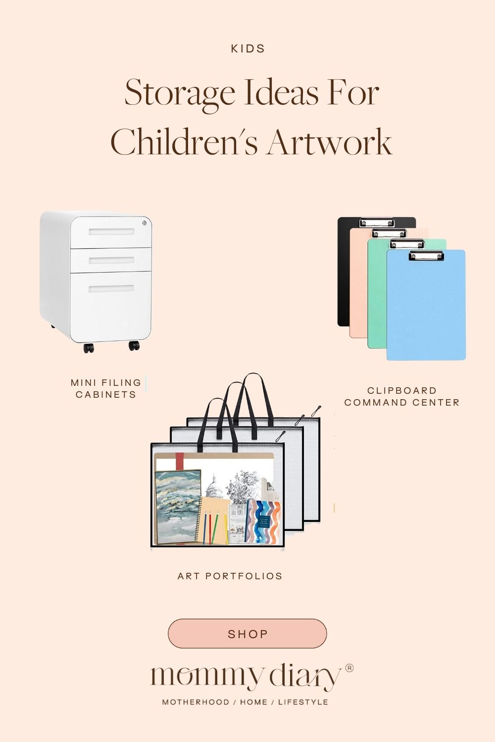 Unique Tips On How To Store Kids Artwork