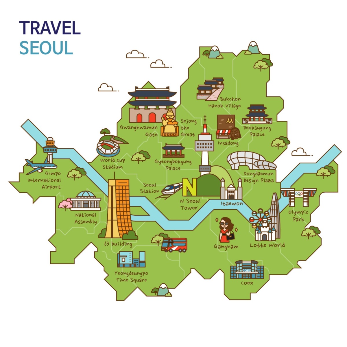 popular destinations in Seoul | Best South Korea Travel Guide