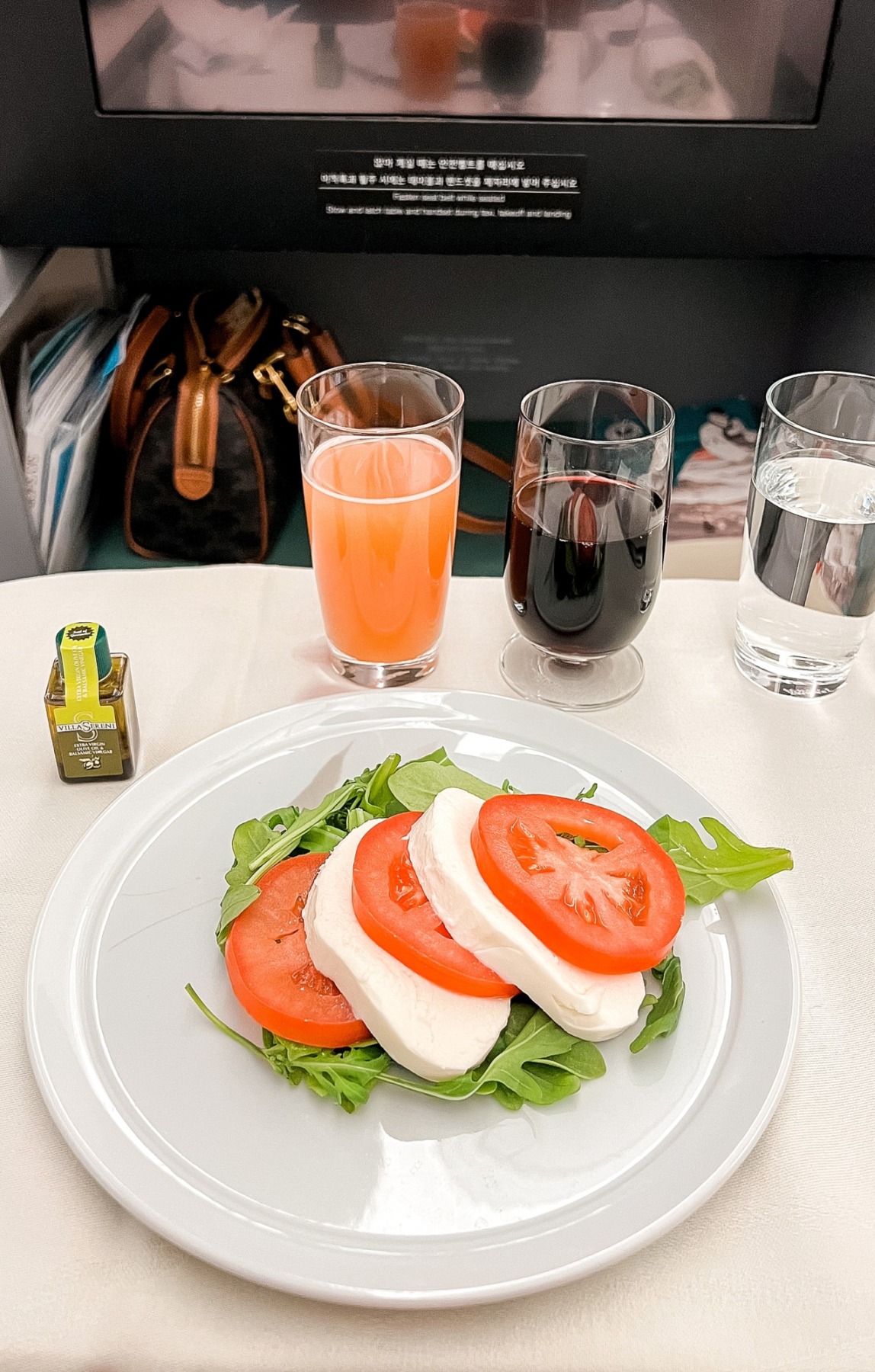 salad on Korean Air