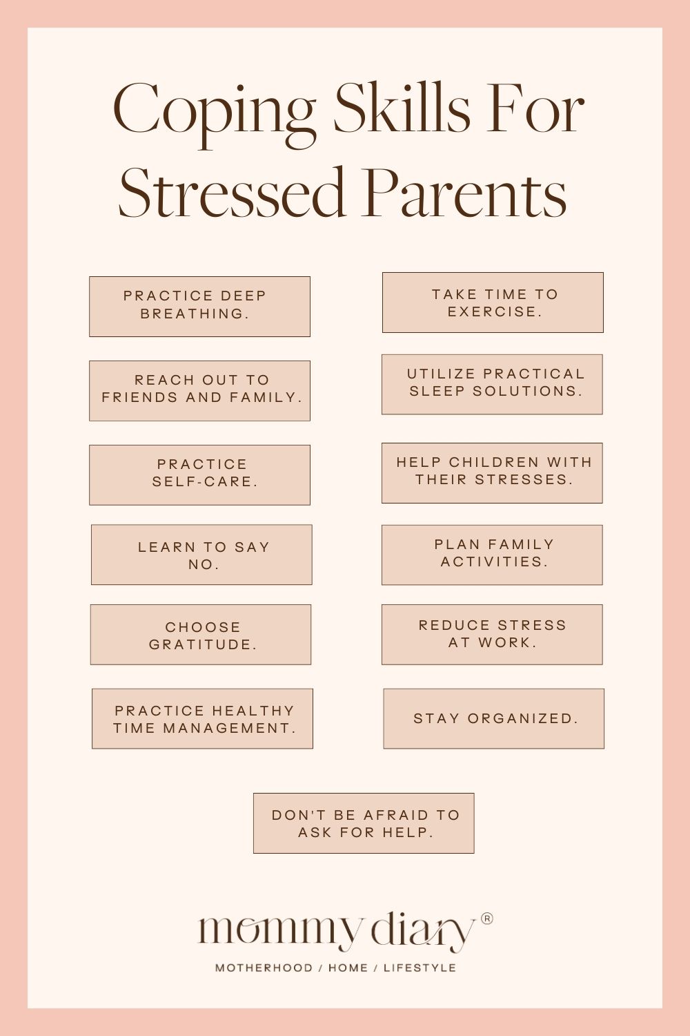 Stress Relief Tips for Working Parents