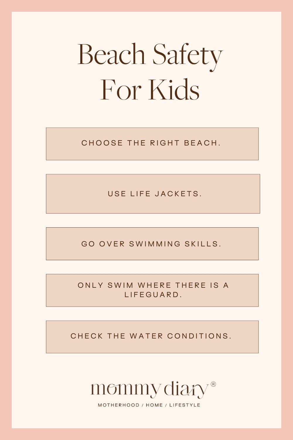 Beach Safety For Kids