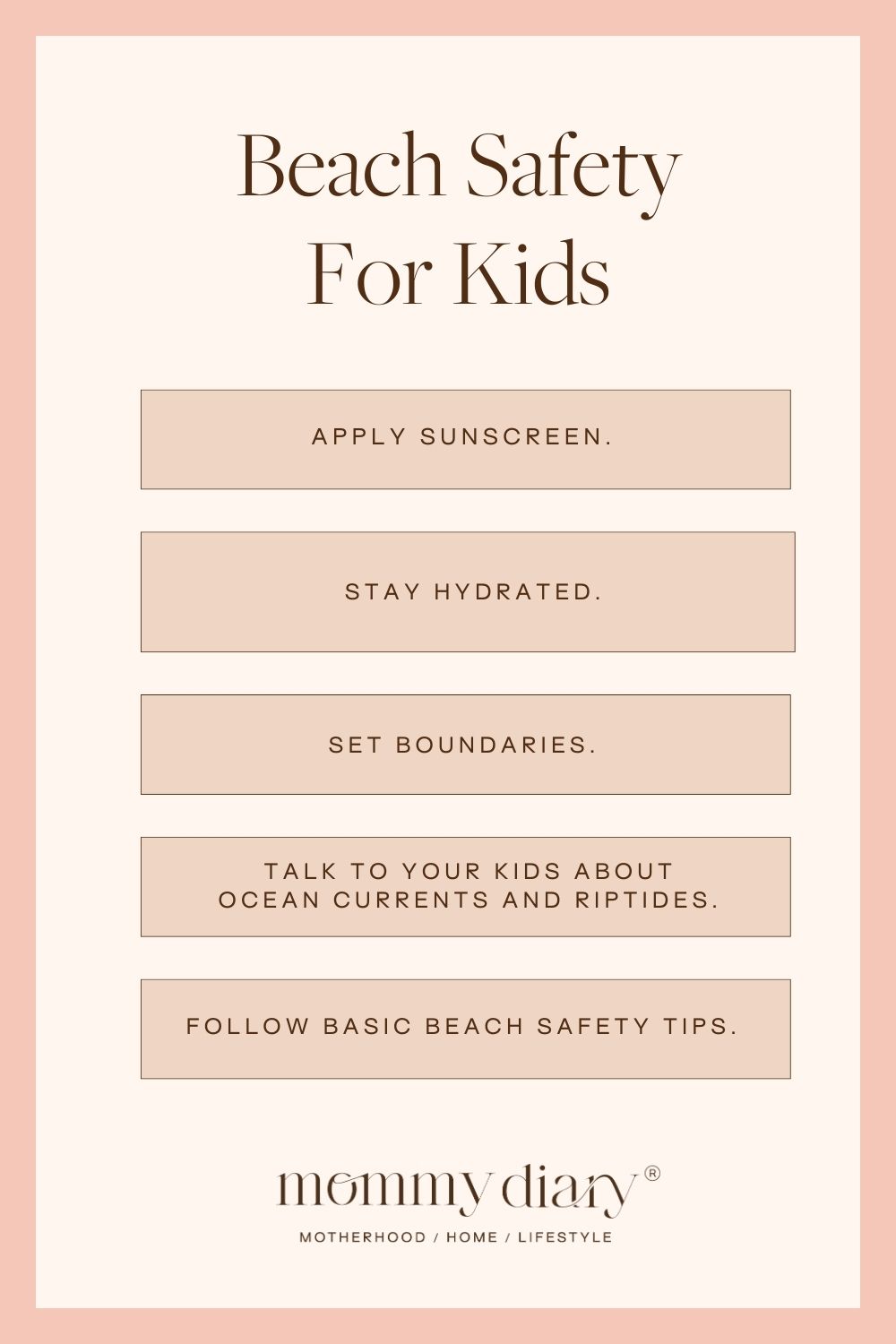 Beach Safety Tips