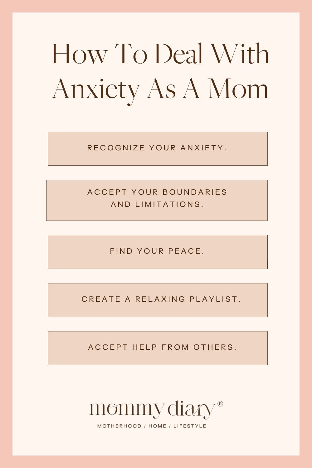 How To Deal With Anxiety As A Mom part 1