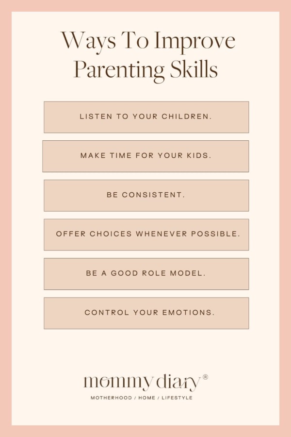 12 Ways To Improve Parenting Skills | Mommy Diary