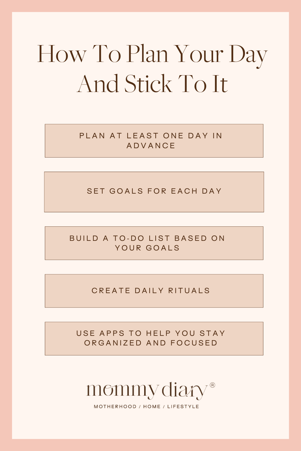 How To Plan Your Day And Stick To It Pt1