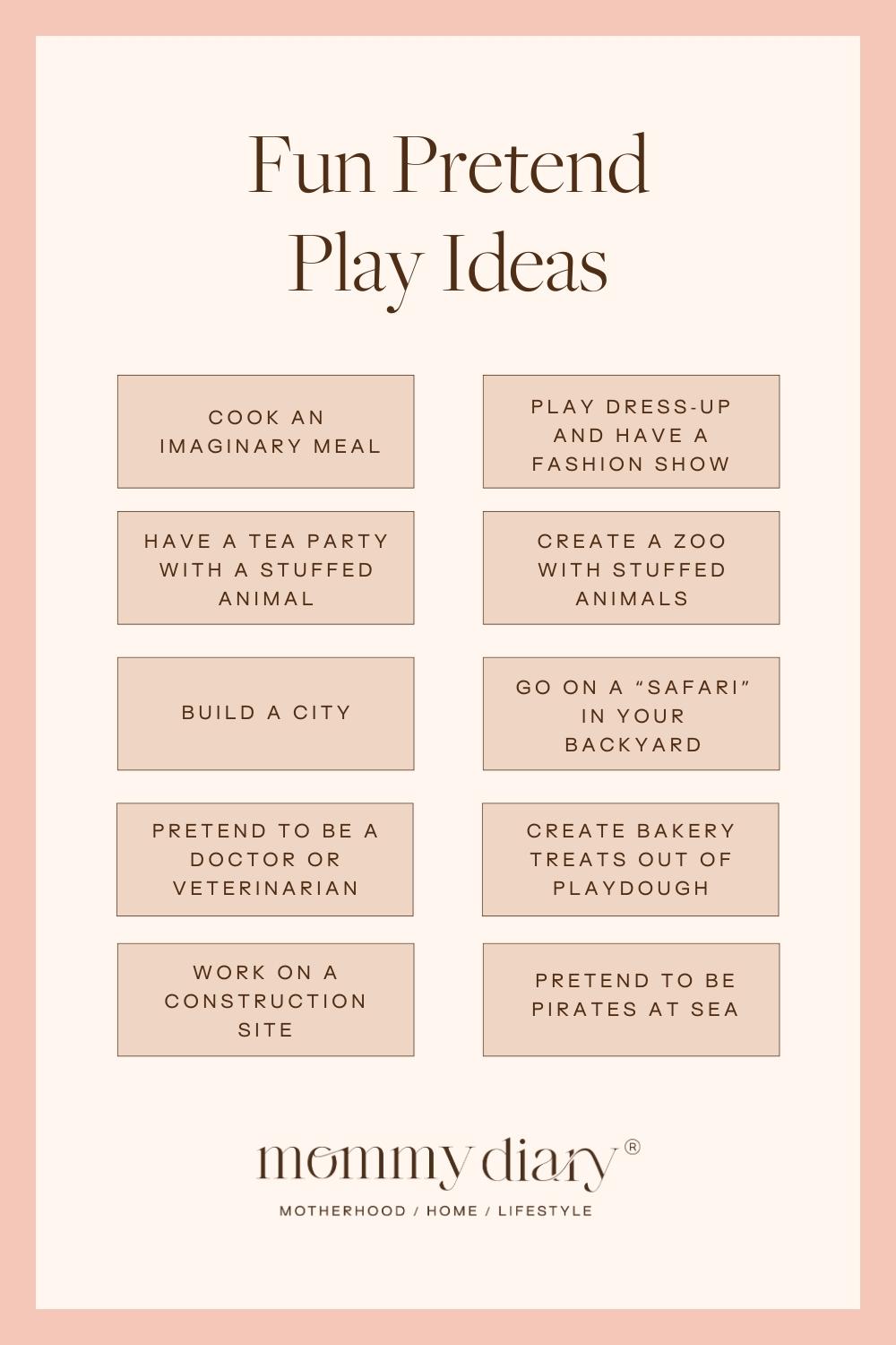 Fun Pretend Play Ideas