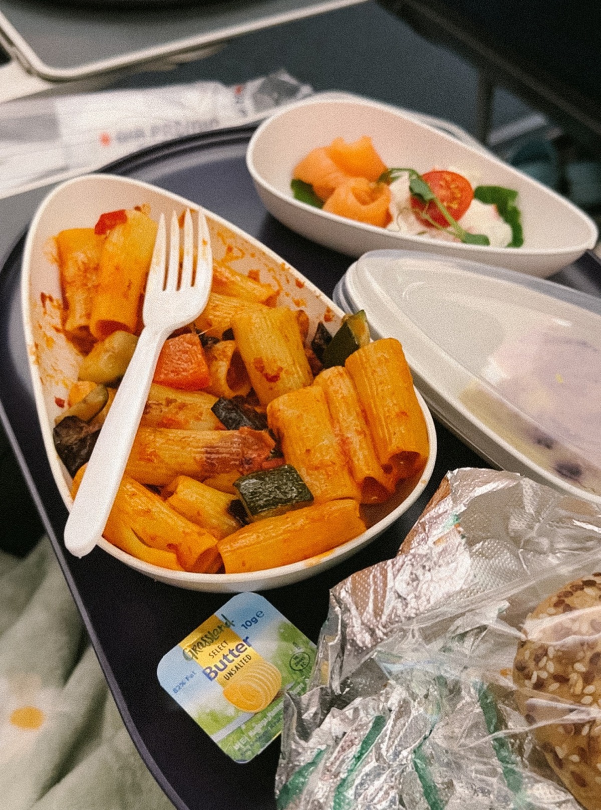 food in the premium economy for Air premia review