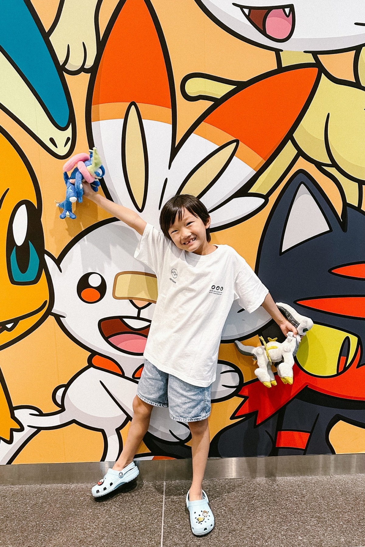 Child at Pokémon cafe