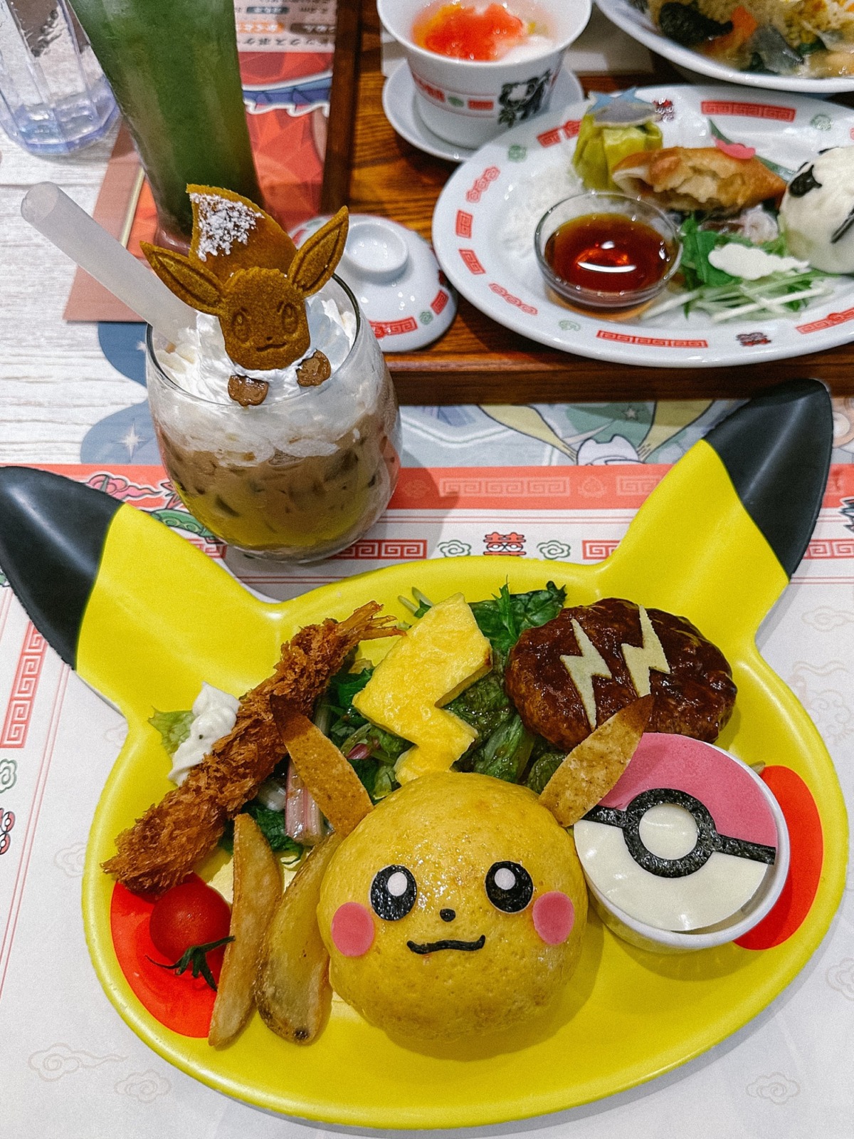 Pokemon Cafe Tokyo menu