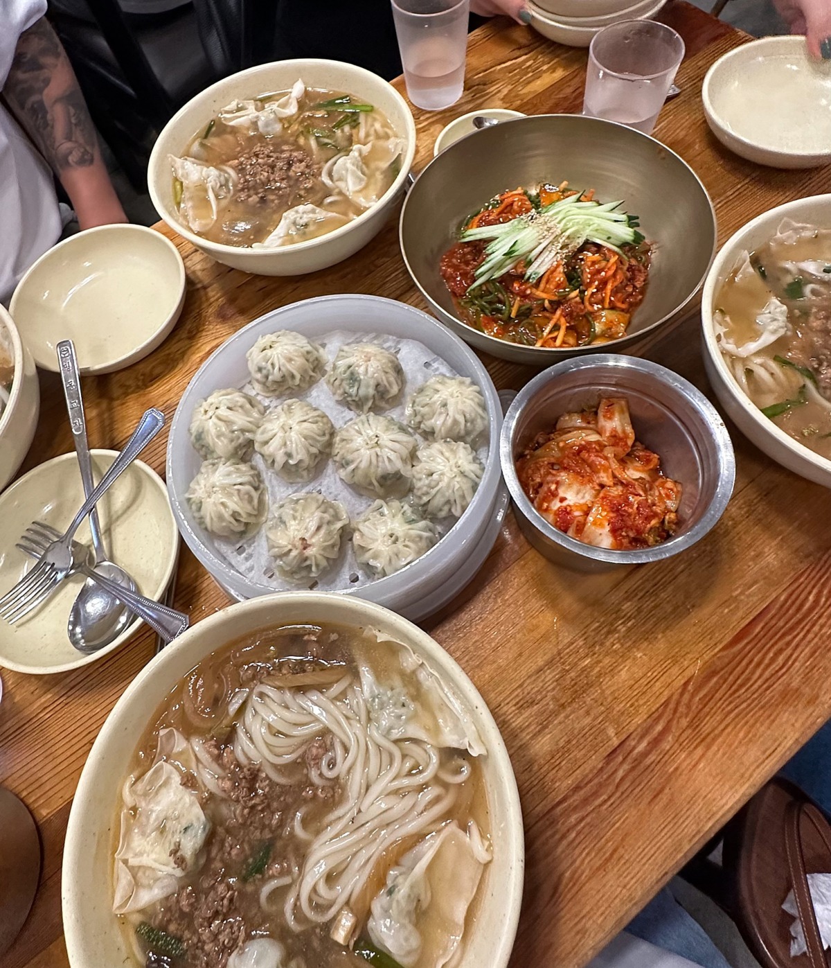 food at Myeong Dong