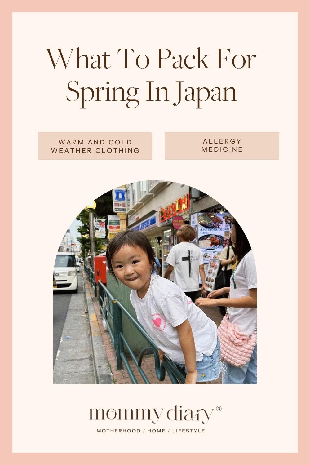 What To Pack For Spring in Japan
