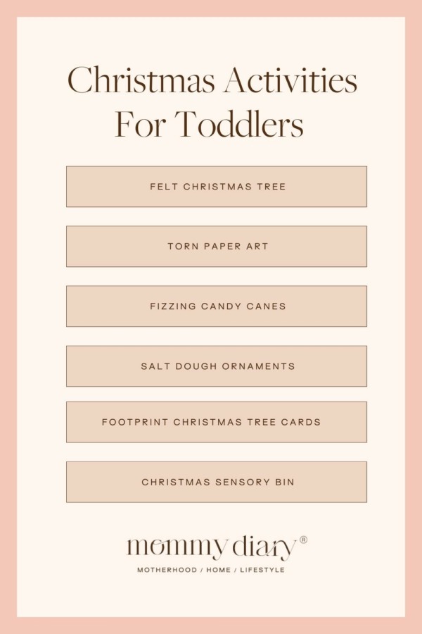 12 Christmas Activities For Toddlers Mommy Diary