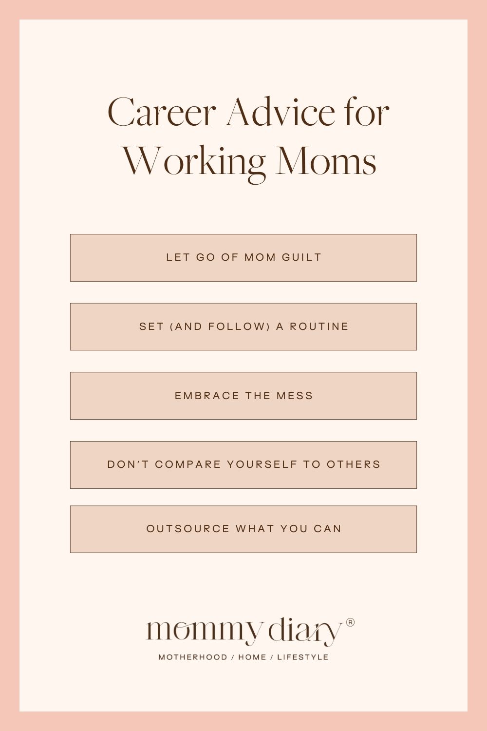 Career Advice for Working Moms