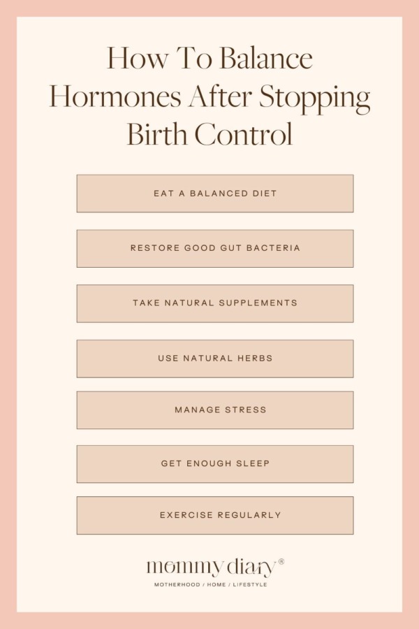 How To Balance Hormones After Birth Control Mommy Diary