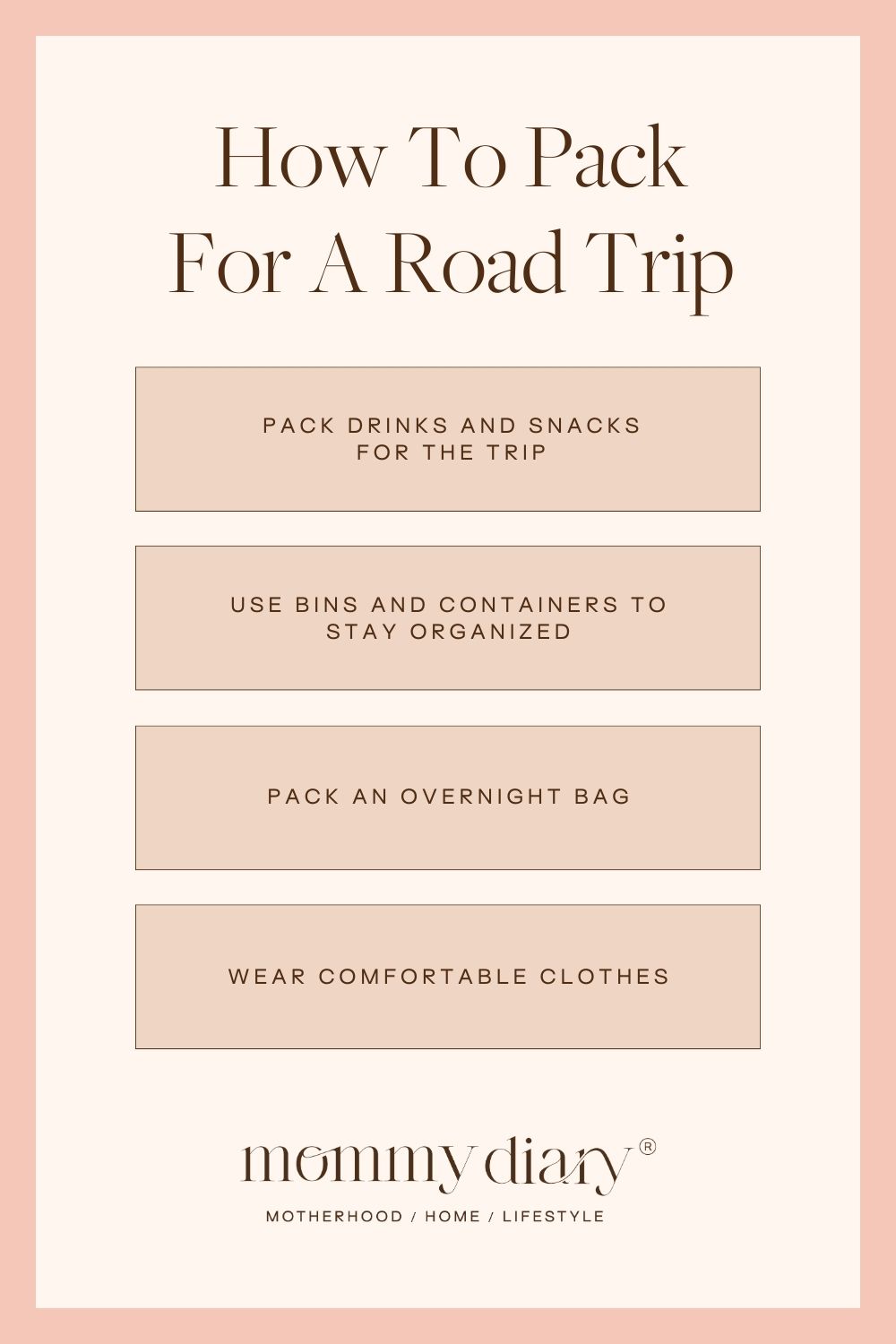 How To Pack For A Road Trip