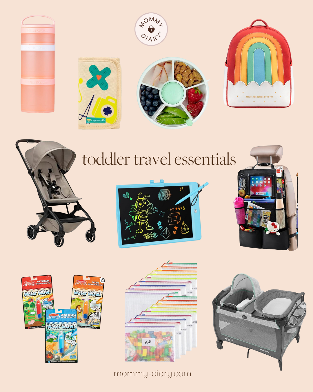 toddler travel essentials list
