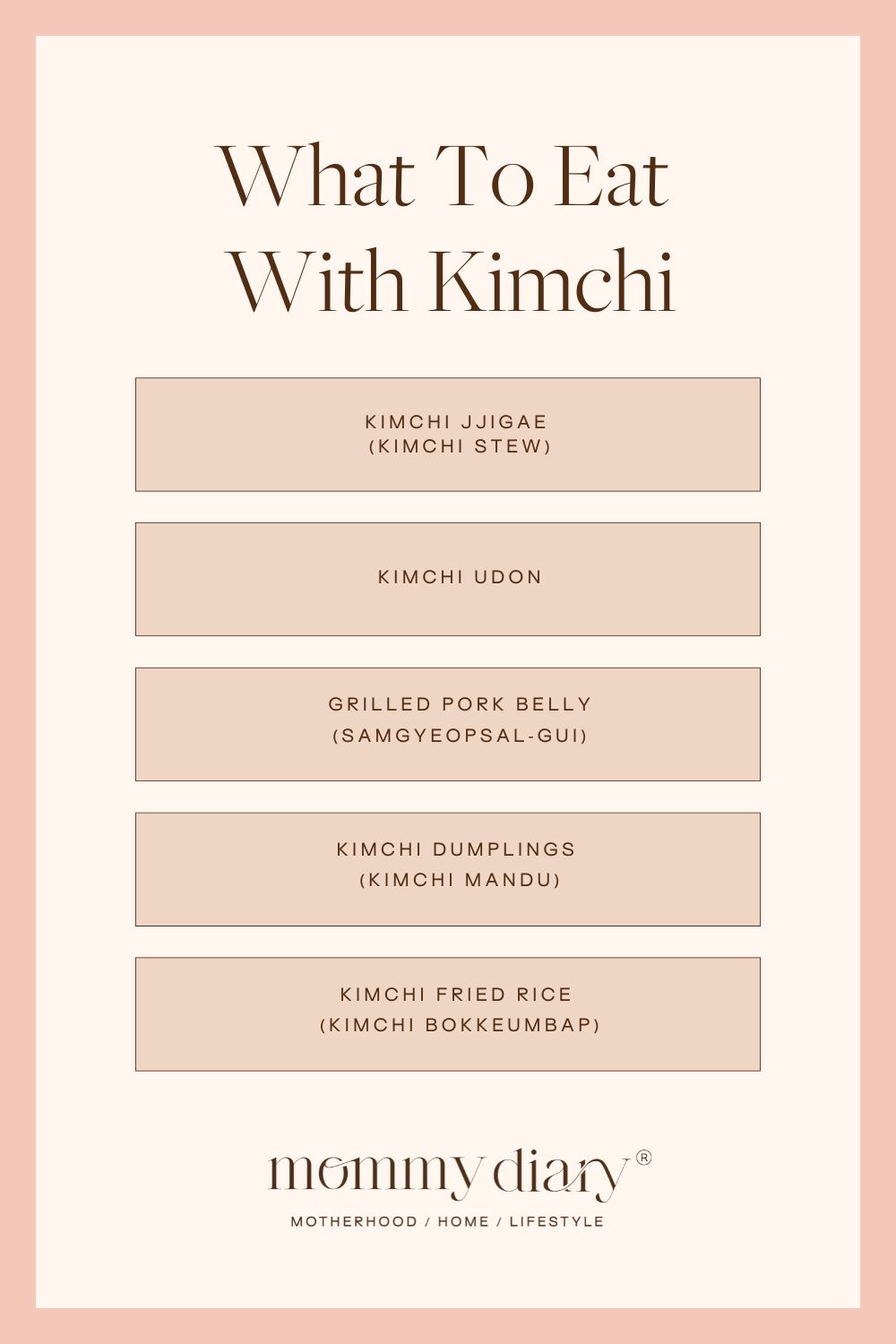What To Eat With Kimchi