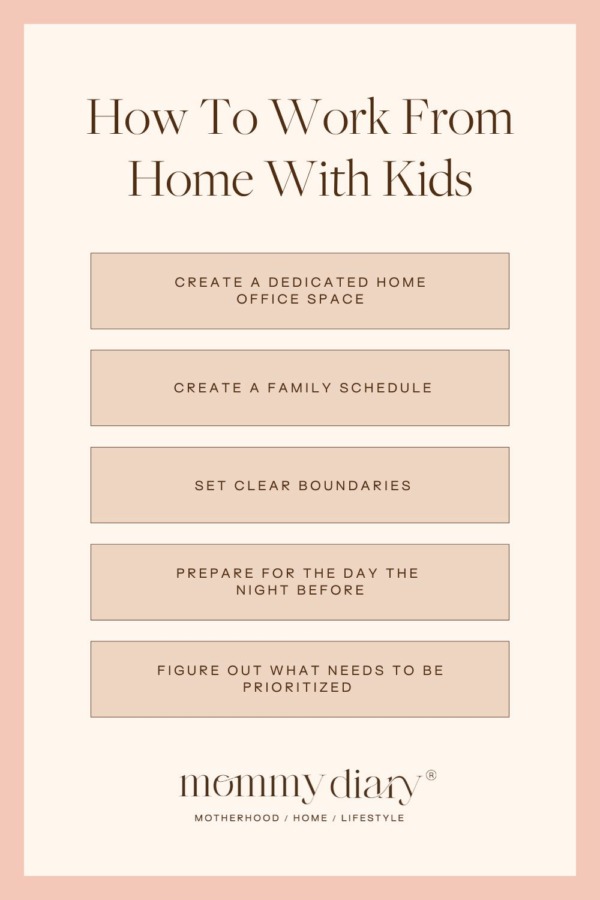 How To Work From Home With Kids | Mommy Diary