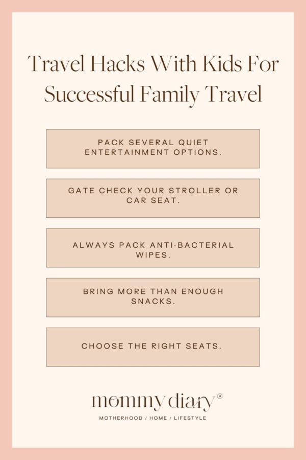 10 Travel Hacks With Kids For Successful Family Travel | Mommy Diary