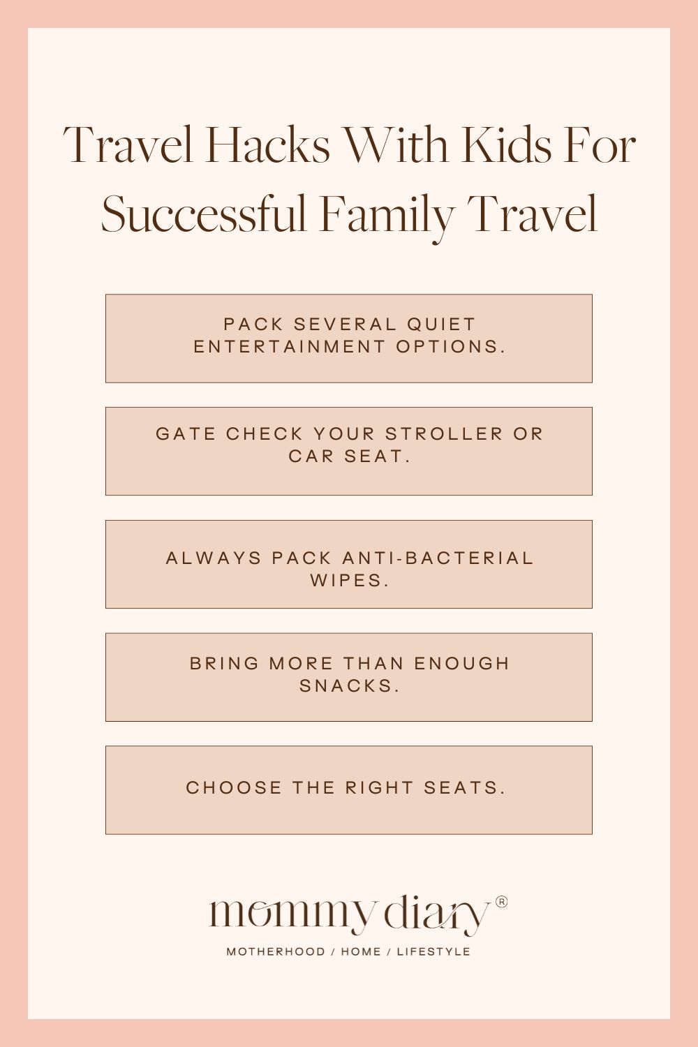travel hacks with kids for successful family travel