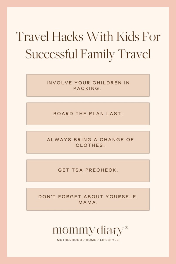 10 Travel Hacks With Kids For Successful Family Travel | Mommy Diary