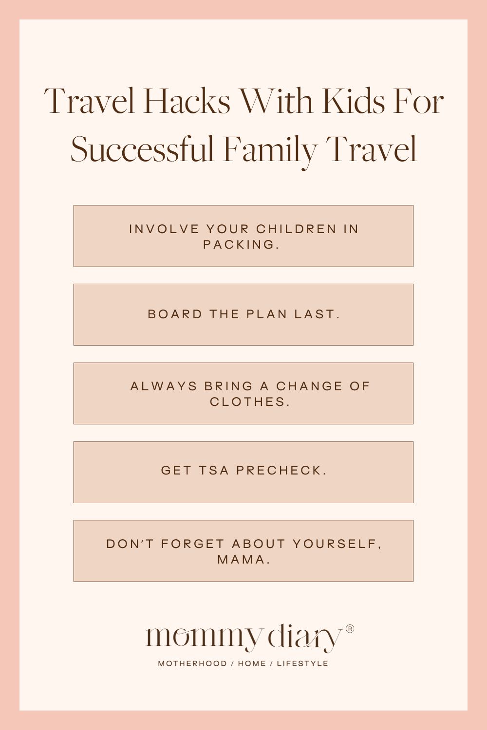 travel hacks with kids for successful family travel