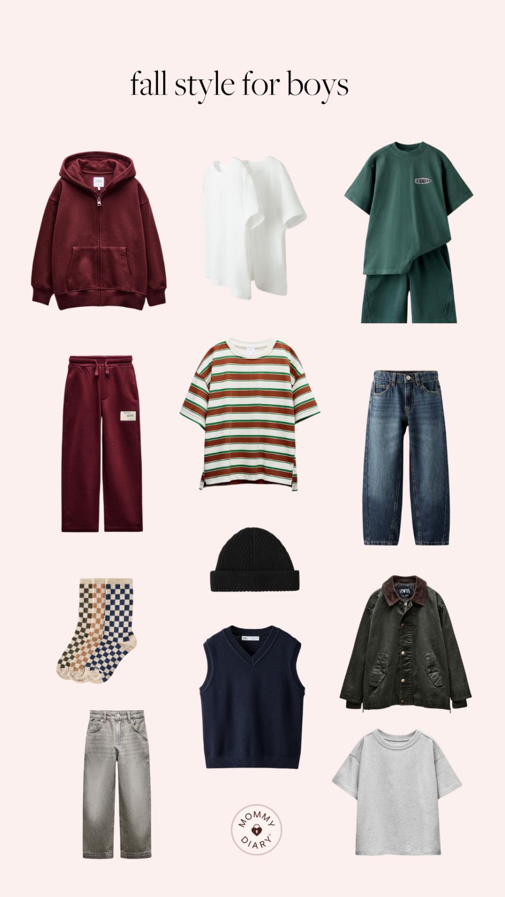 fall school outfits for boys