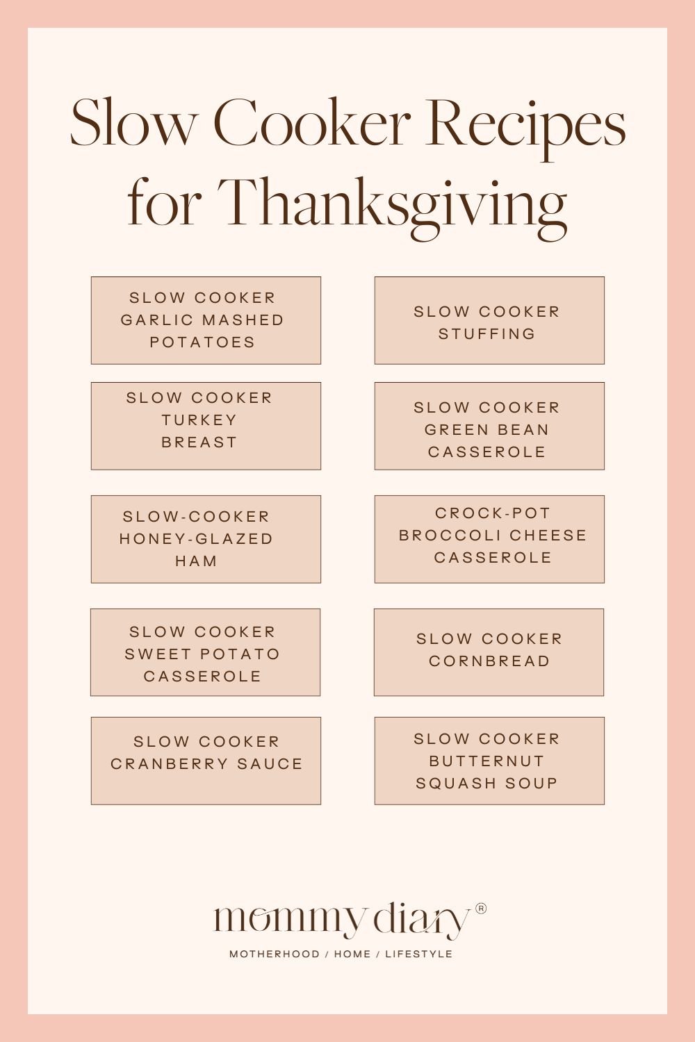 slow cooker recipes for thanksgiving