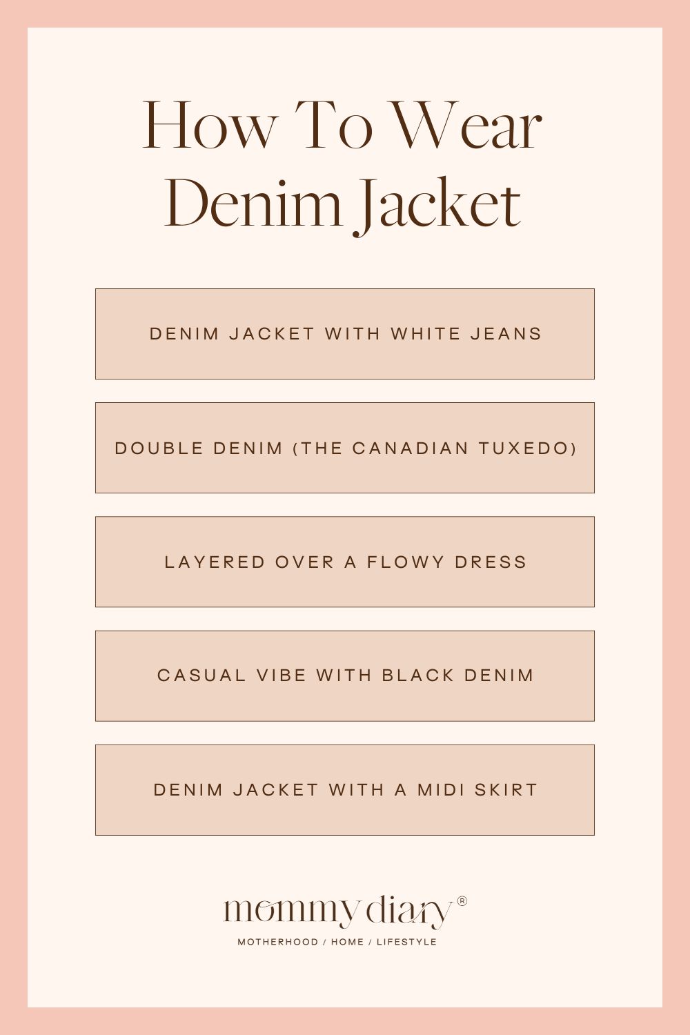 how to wear denim jacket