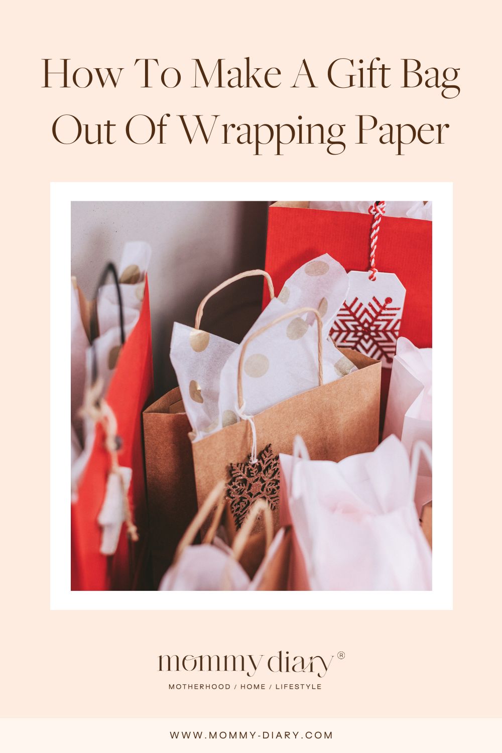 how to make a gift bag out of wrapping paper