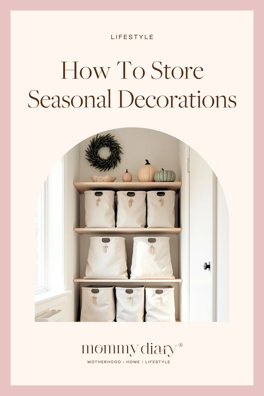 how to store seasonal decorations