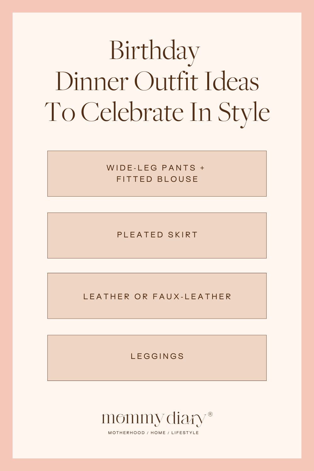 birthday dinner outfit ideas to celebrate in style