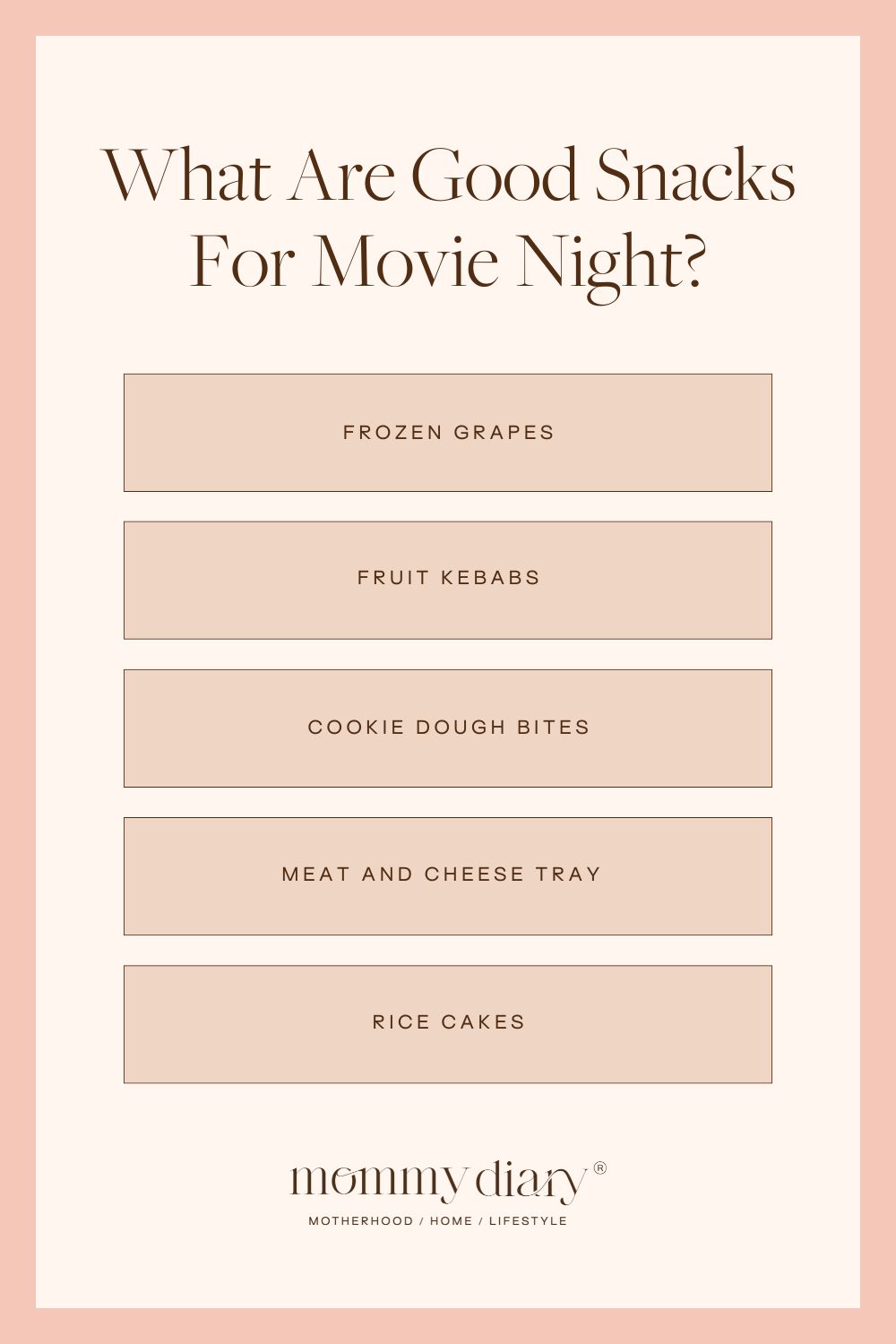 what are good snacks for movie night