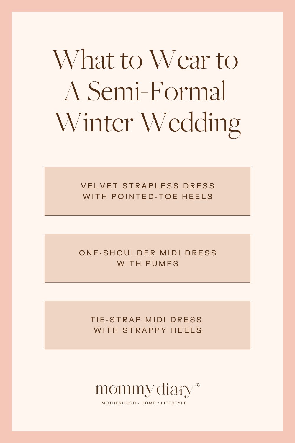 what to wear to a semi formal winter wedding